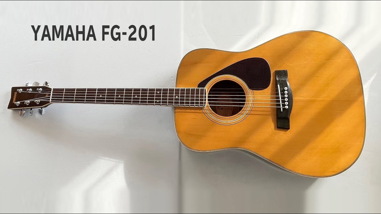 FG 201【ギター図鑑】1979年製｜YAMAHA Japanese Vintage Guitar - YouTube