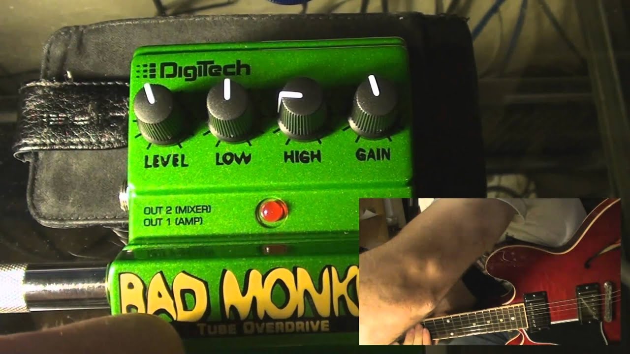 Digitech Bad Monkey Tube Overdrive - YouTube