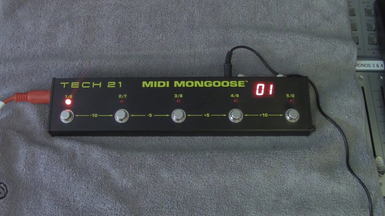 Tech 21 MIDI Mongoose - YouTube