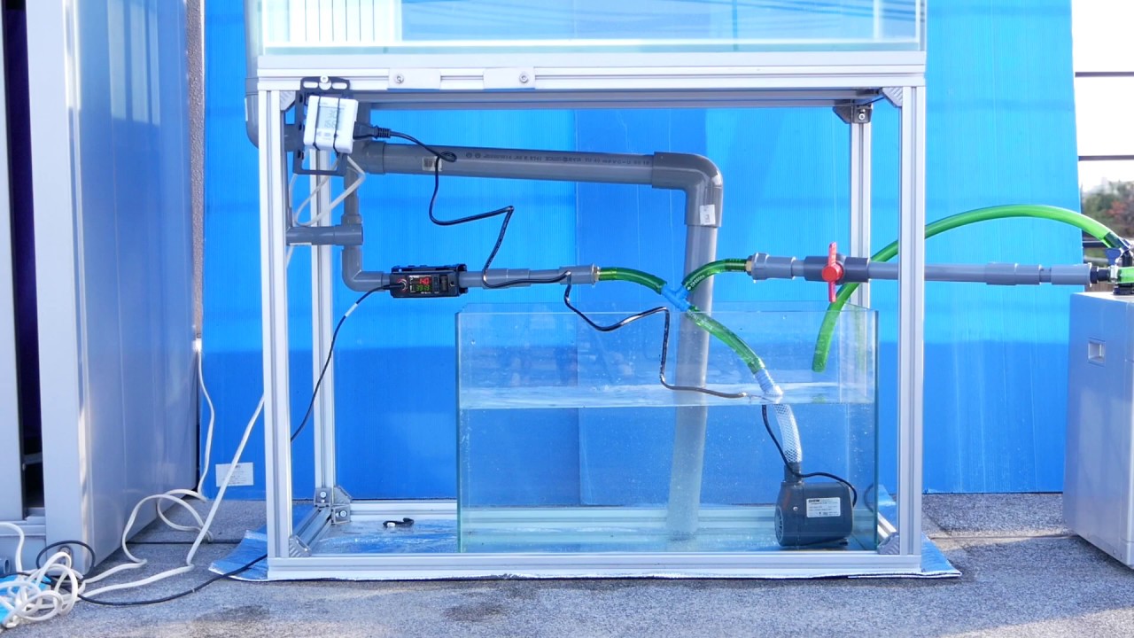 エーハイム コンパクトオン2100(Eheim compacton2100)最大流量測定