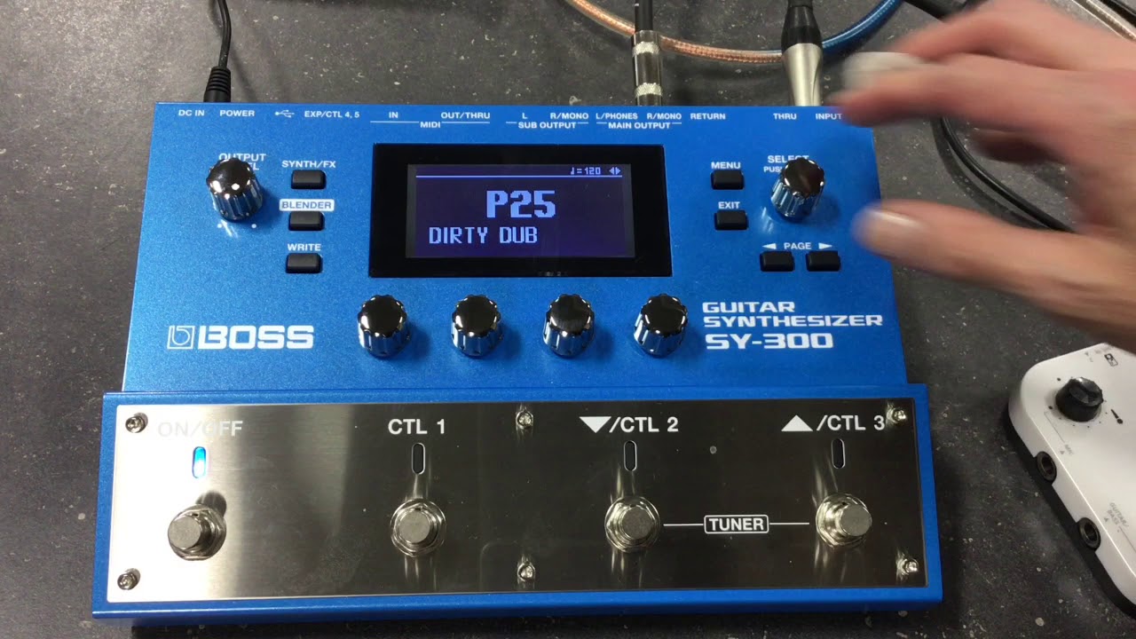 ギター BOSS SY-300 & FS-7 ギター BOSS SY-300 & FS-7 Boss SY-300