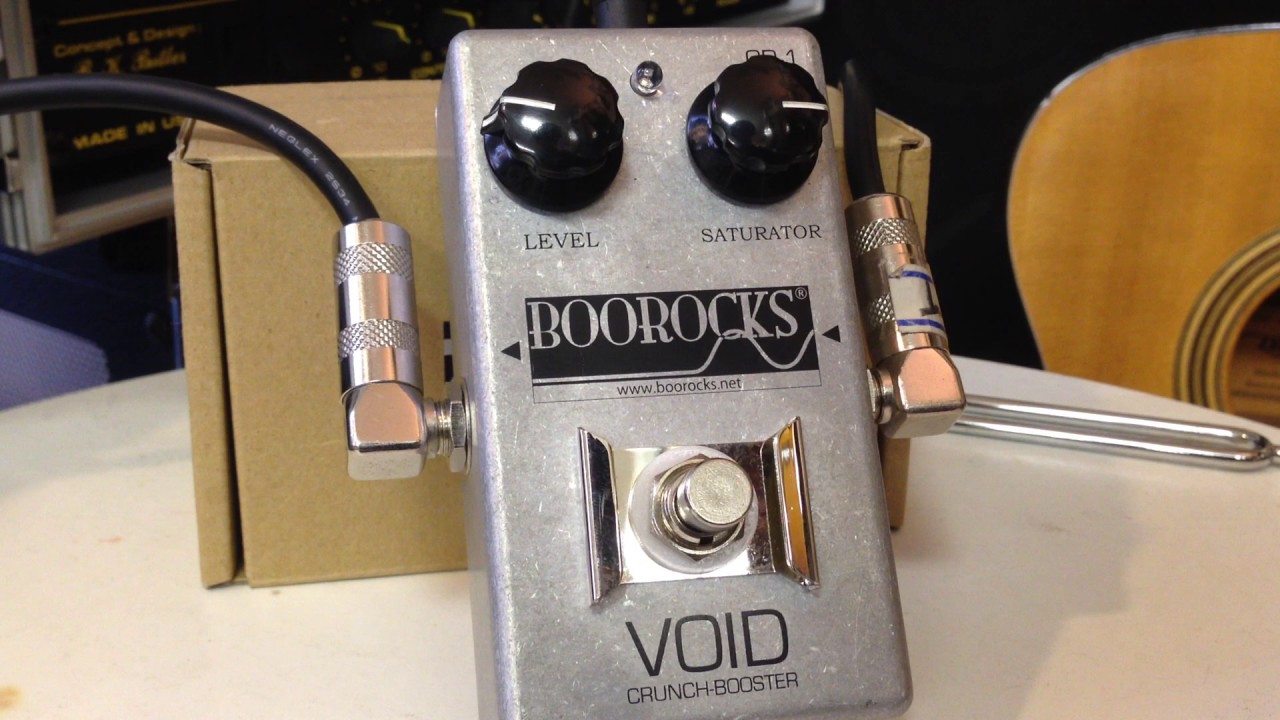 BOOROCKS VOID Crunch-Booster CR-1 ＝中古楽器店dee-custom＝ - YouTube