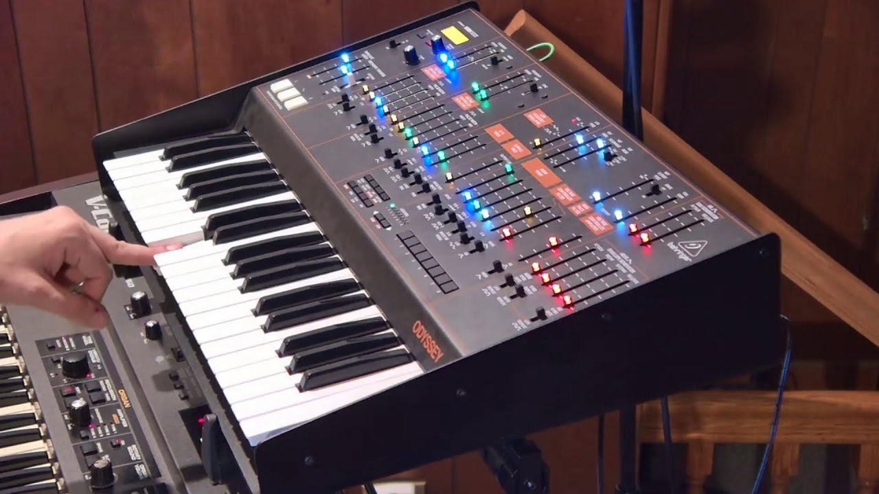 Behringer Odyssey synthesizer - Demo & Review - YouTube