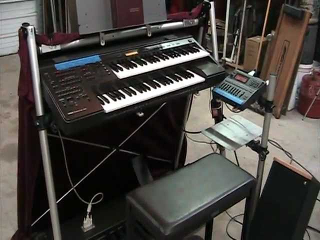 YAMAHA Electone EL-87 リズム・テンポ操作部とその基板 Yamaha