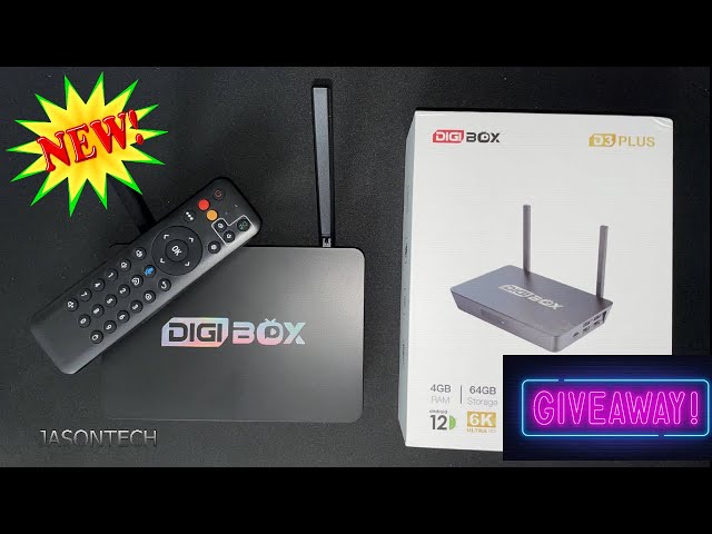DIGIBOX D3 Plus 6Kモデル 4GB RAM 64GB DIGIBOX D3 Plus | 6K, AI