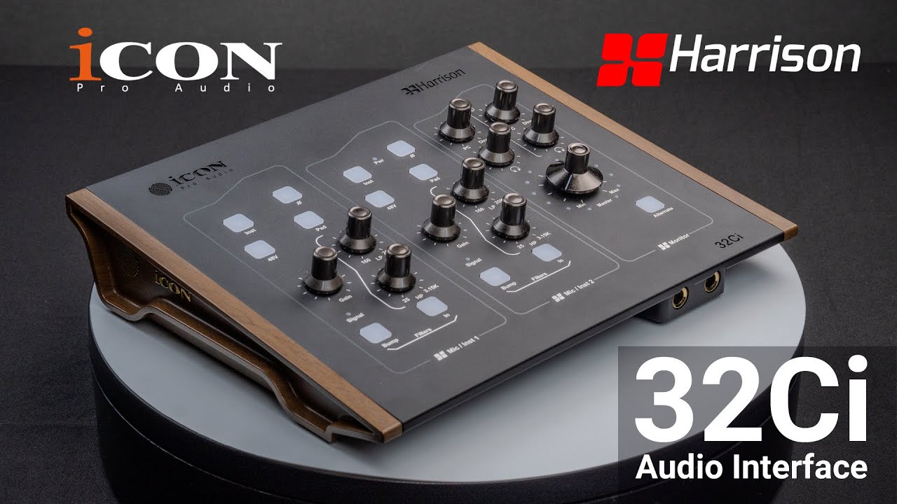 Introducing the iCON Pro Audio Harrison 32Ci Analog MicPreamps