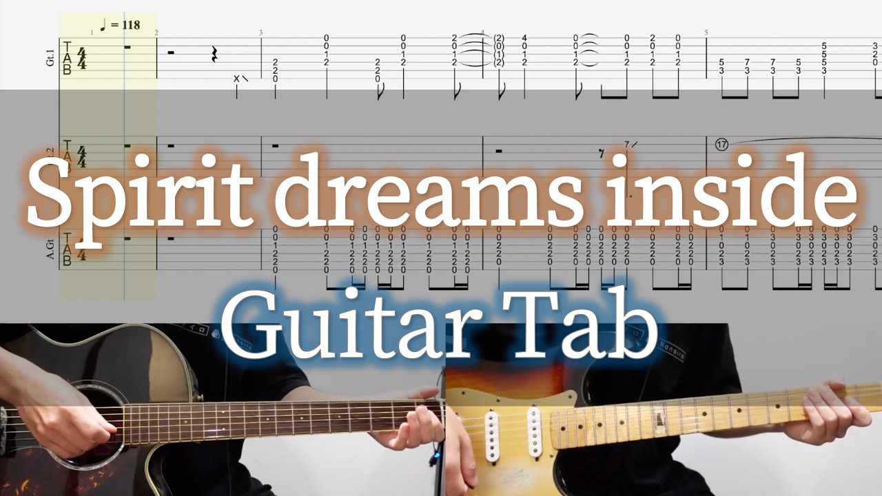 Spirit dreams inside - L'Arc〜en〜Ciel / Guitar Tab - YouTube