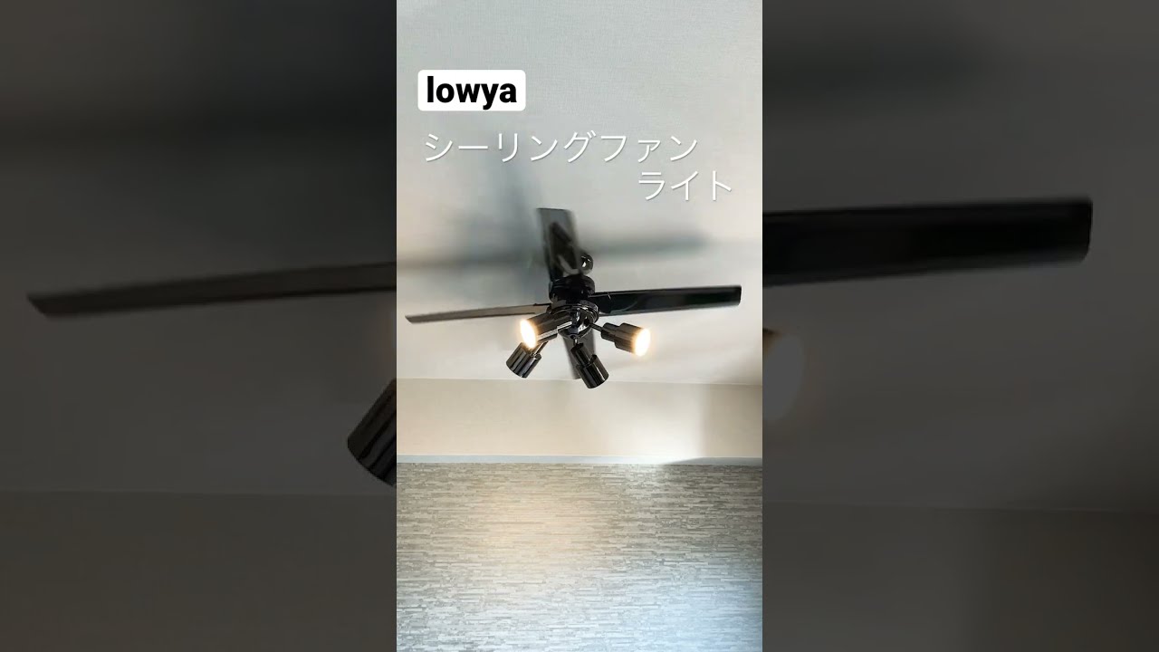 女性オーナーLOWYA New Jabalia 2 シーリングファンライト