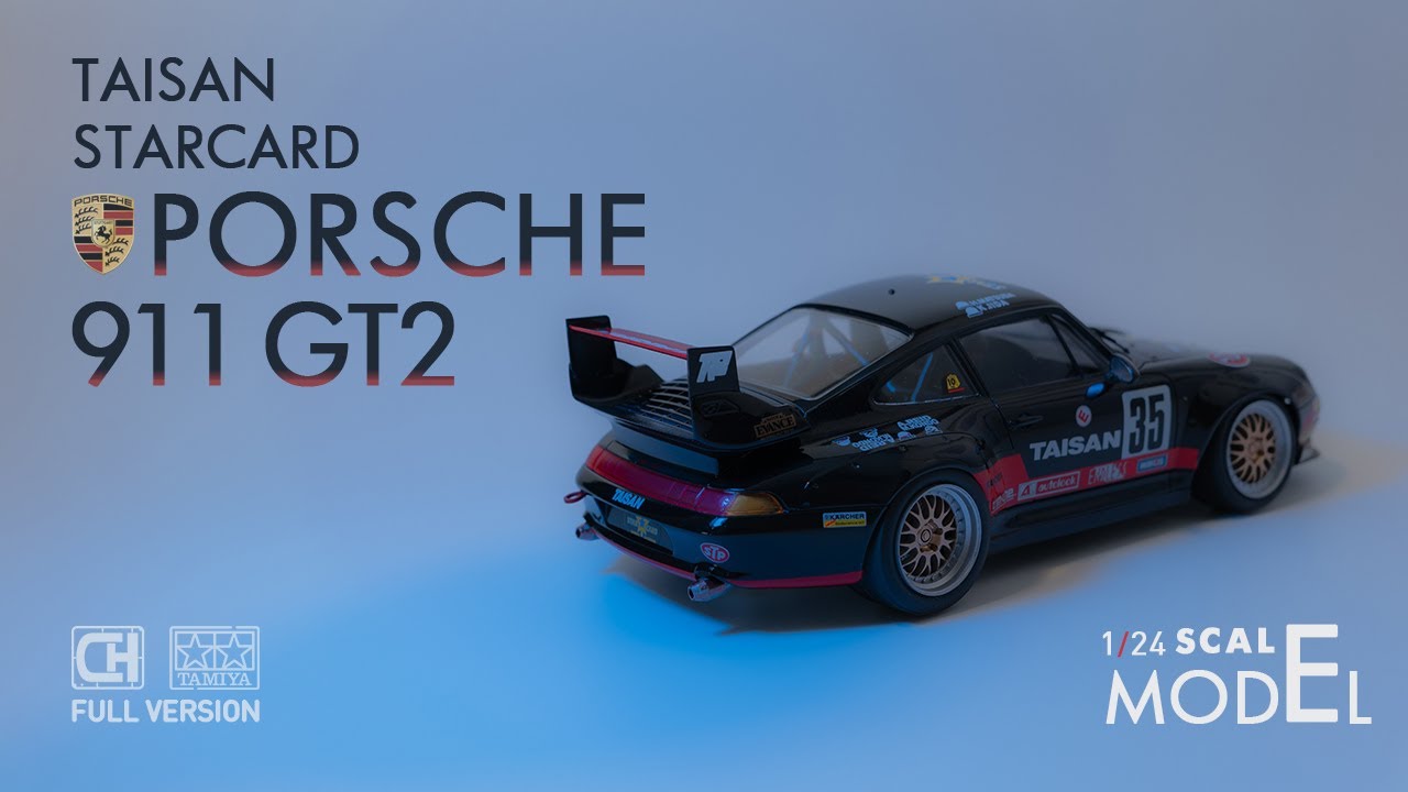 Porsch 911 GT2 TAISAN | Scale Model Full Build | Tamiya | 1/24