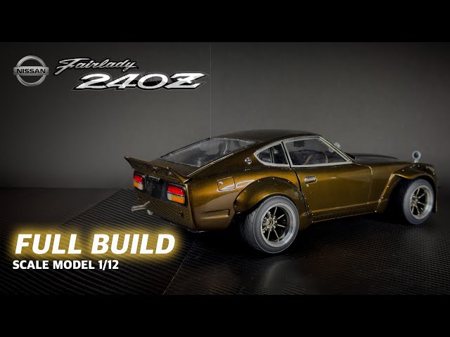 Full build] NISSAN FAIRLADY 240ZG (3D print ROCKET BUNNY) Car