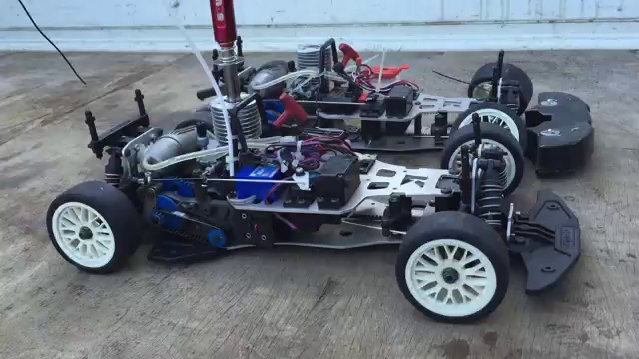 エンジン ラジコン 京商 【KYOSHO】1/10 ピュアテンGP スパイダー 始動