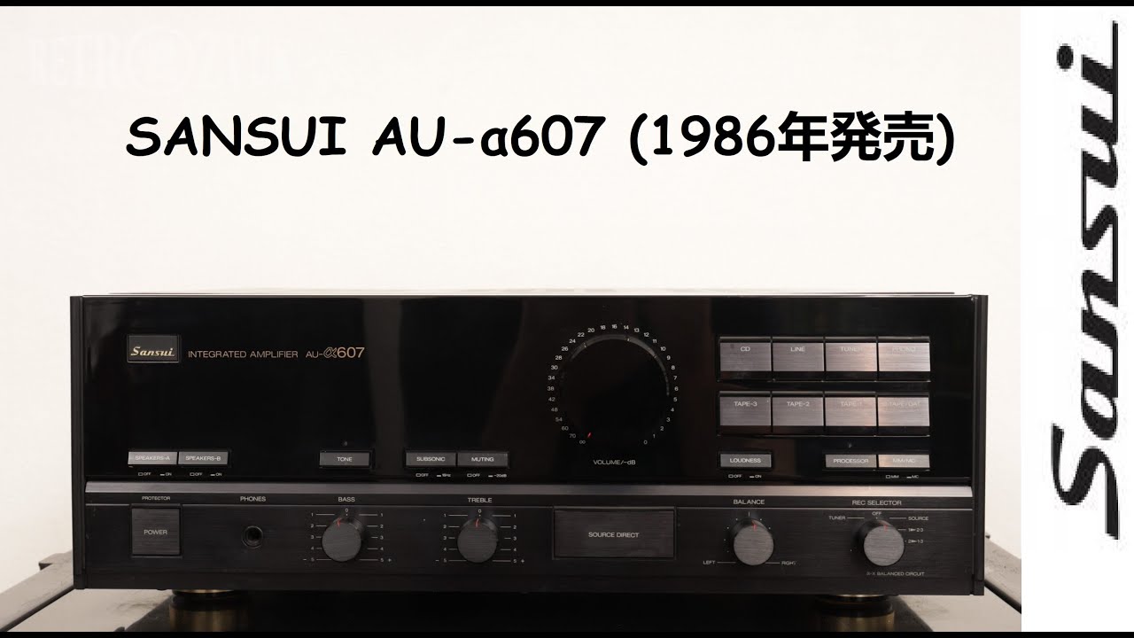 SANSUI AU－α607 *AP-2 SANSUI AU－α607 *AP-2 SANSUI AU - α 607