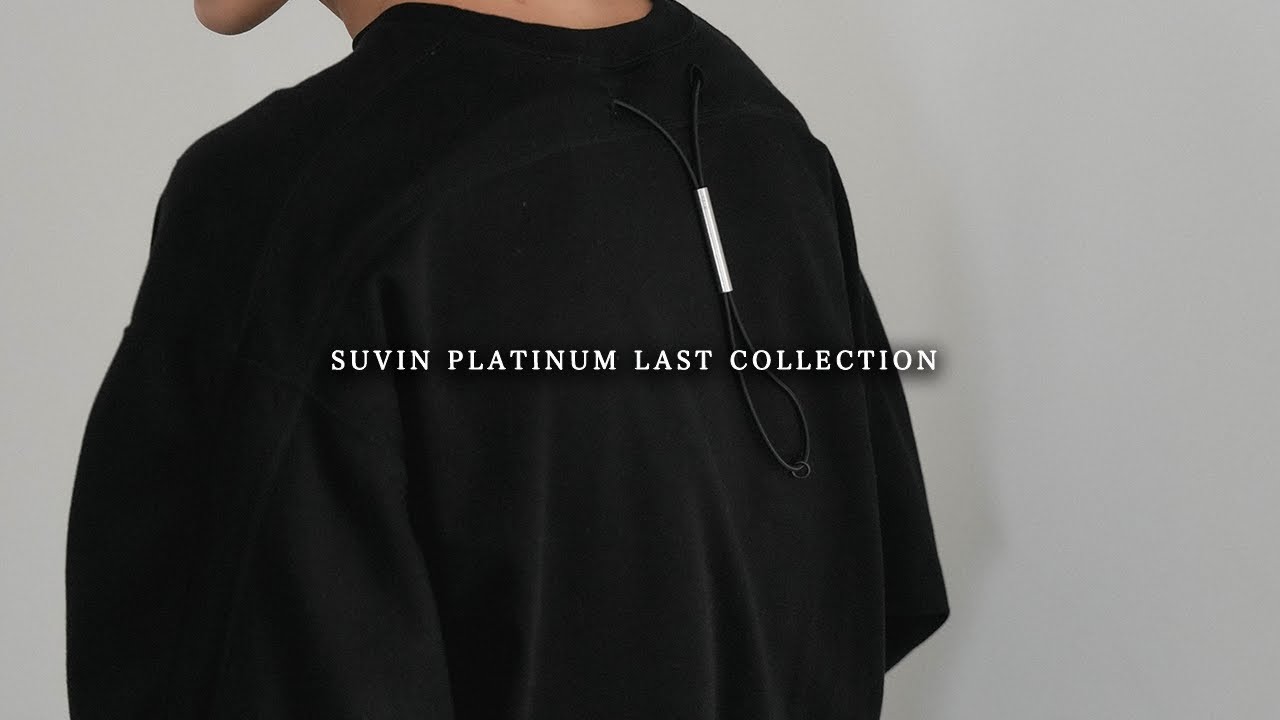 LUXURY MATERIAL SUVIN PLATINUM H/S TEE 【JUST】