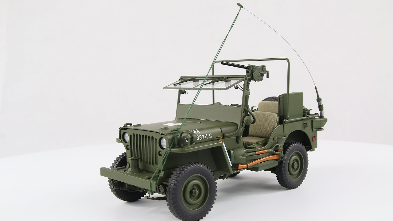 Jeep Willys 1/18 Auto Art - unbox and review - YouTube