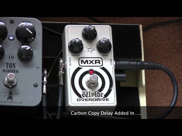 MXR Zakk Wylde Overdrive Pedal Demo - YouTube