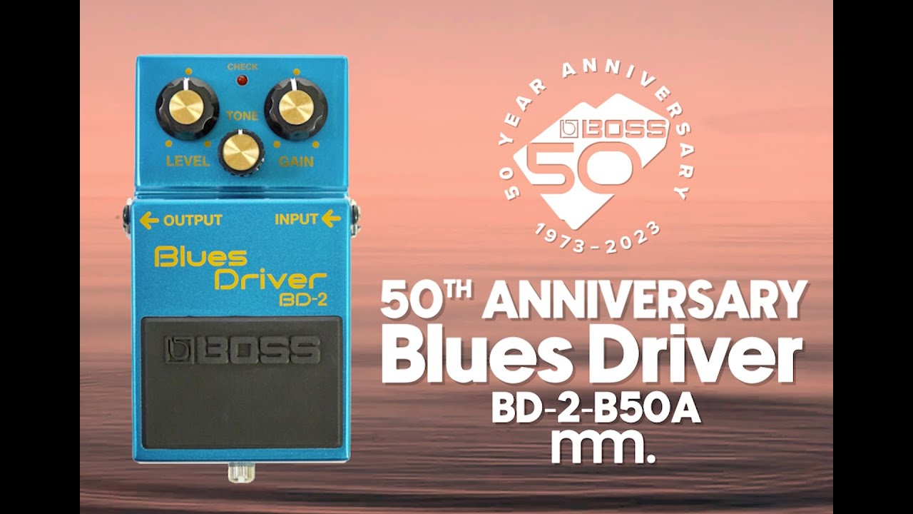 MusicMaker Presents - BOSS 50TH ANNIVERSARY BLUES DRIVER BD-2-B50A‬