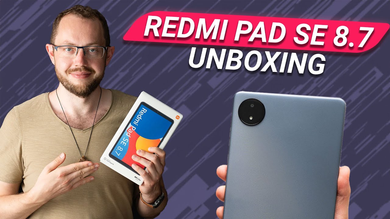 Xiaomi Redmi Pad SE 8.7 Unboxing & First Impressions - YouTube