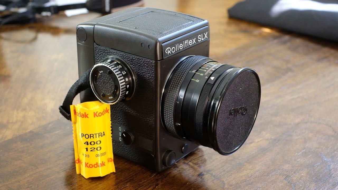 How to load the Rolleiflex SLX camera - YouTube