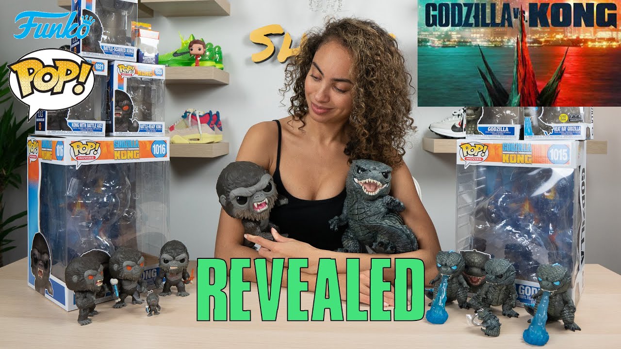 GODZILLA X KONG FUNKO POP COLLECTION EARLY LOOK! 10” POPS ARE