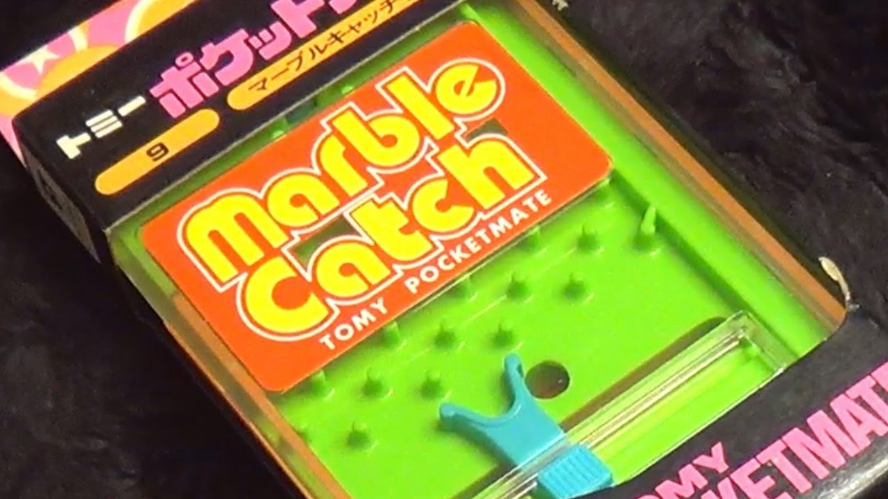 トミー ポケットメイト】マーブルキャッチゲーム 9 ボール 落下