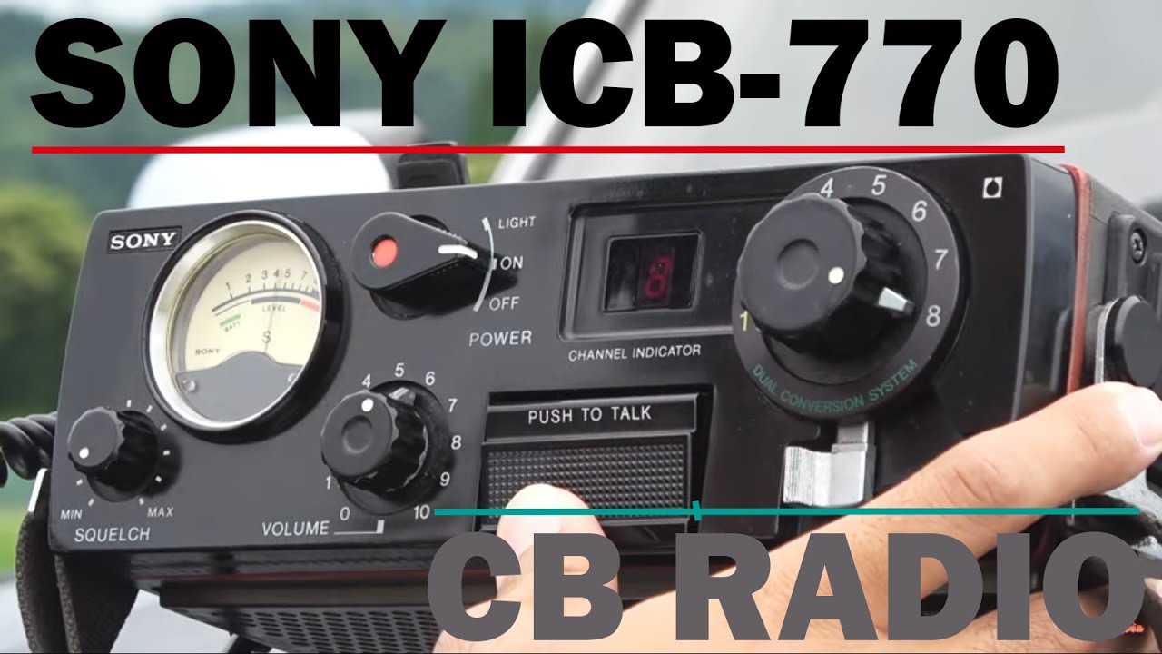 しんちゃん【Sun】 ①SONY ICB-87R CB無線 ソニー 通電 2025年最新