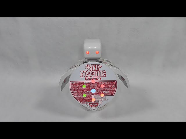 パターン 02／13】カップヌードル ロボタイマー 歌うロボットに変形