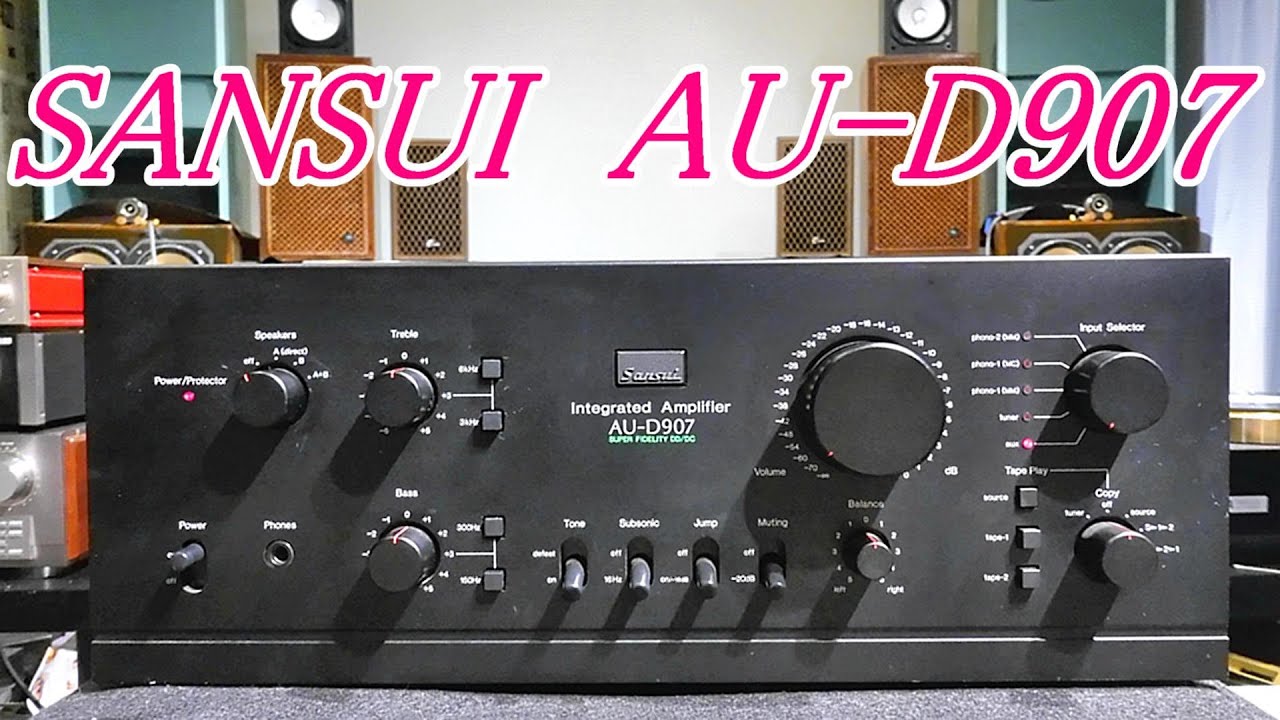 サンスイ SANSUI AU-D907 プリメインアンプ Amazon.co.jp: SANSUI 山水
