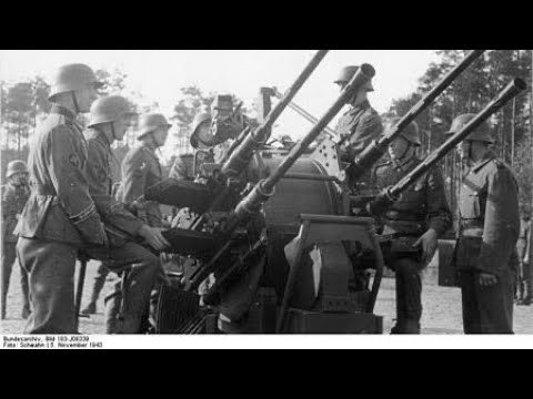 航空機・ヘリコプター 1/6 2cm Flakvierling 38 Mid Production 2cm