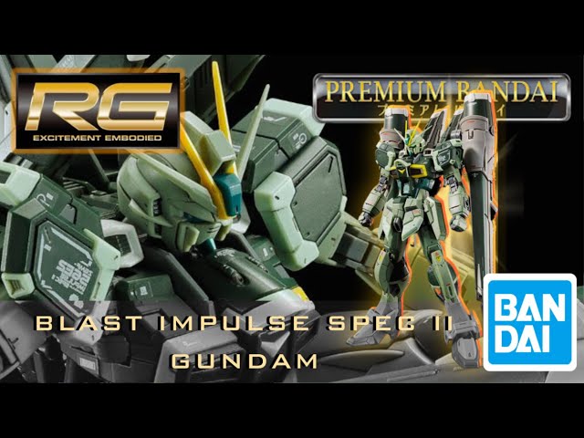 RG 1/144 BLAST IMPULSE SPEC II - PREMIUM BANDAI RELEASE 2024 - YouTube