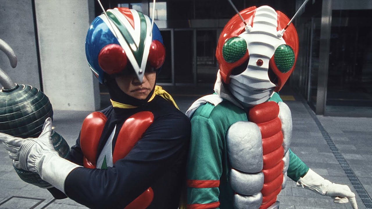 ライダーマン＆V3が夢の共演！仮面ライダー1号・2号とド迫力の戦闘