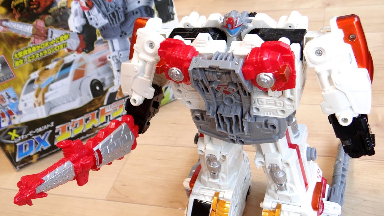 Transforms into a giant robot and a large ambulance in two modes