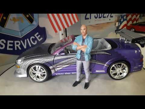 2 Fast 2 Furious Movie 1/18 Roman Pearce and Movie Cars - YouTube