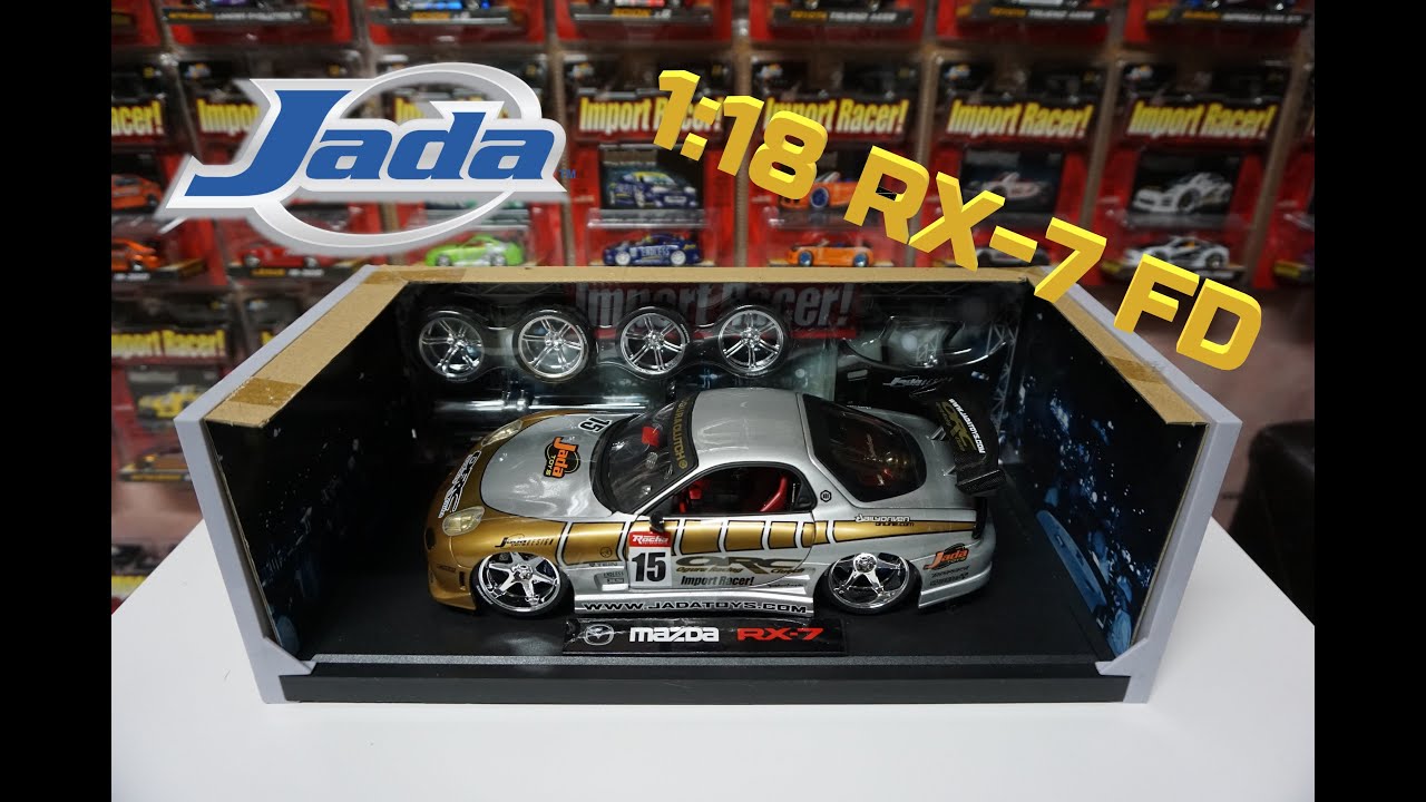 Jada Toys Import Racer Mazda RX-7 FD 1:18 Scale Quick Review - YouTube