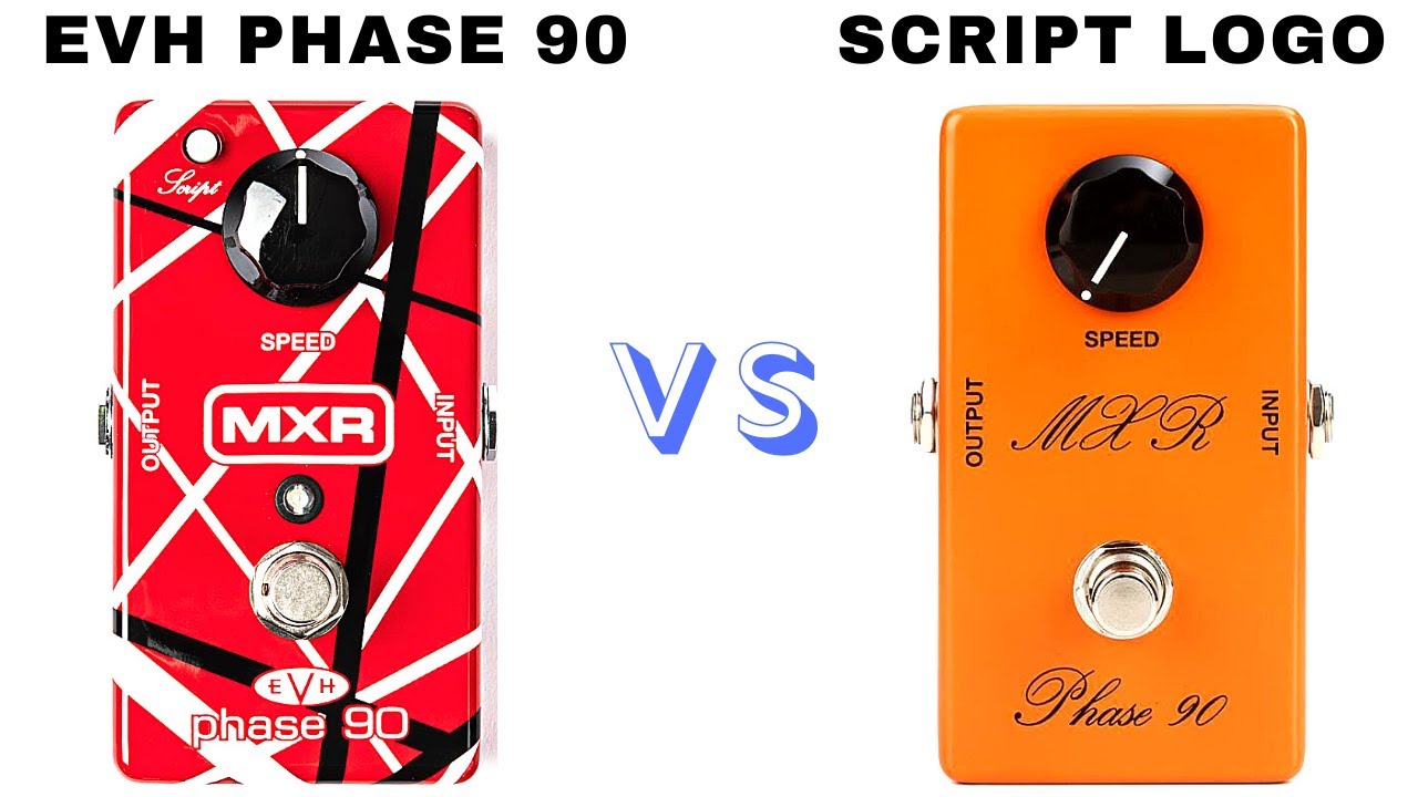 EVH Phase 90 vs MXR Script Logo Phase 90 AnalogMan Mod | Van Halen