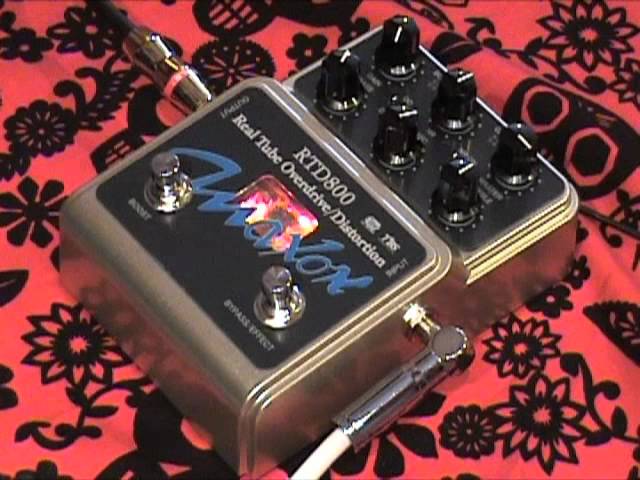 MAXON RTD800 Tube Dual Distortion Overdrive guitar effects pedal