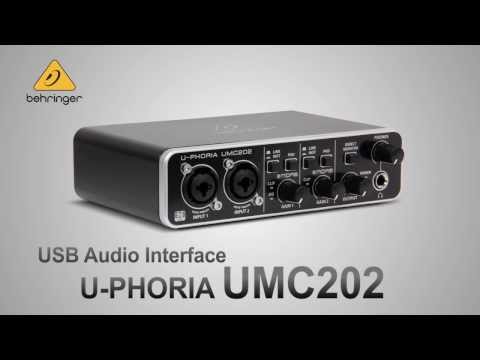 BEHRINGER / USB接続オーディオインターフェイス UMC202 - YouTube