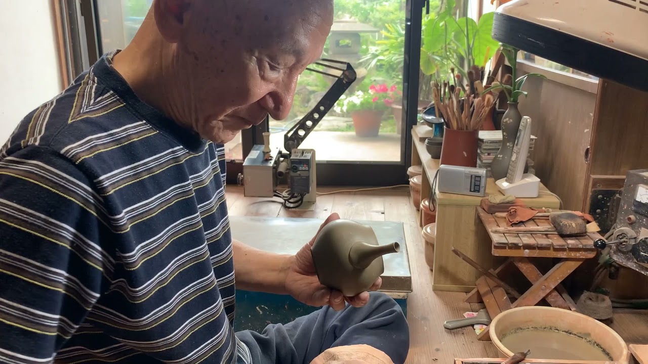 都築青峰 焼締椿1合急須 - 常滑焼急須館オンラインショップ|㈱とこ販の