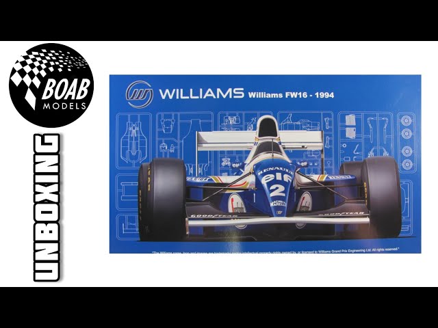 Williams Renault FW16 - 1/20 Fujimi Unboxing - Ayrton Senna