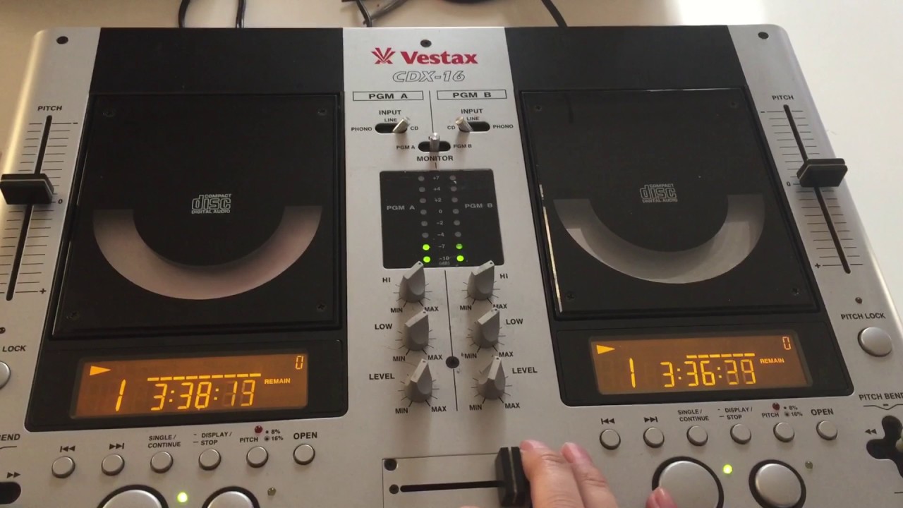 Vestax CDX-16 DJ機材 新品同様 【公式通販】