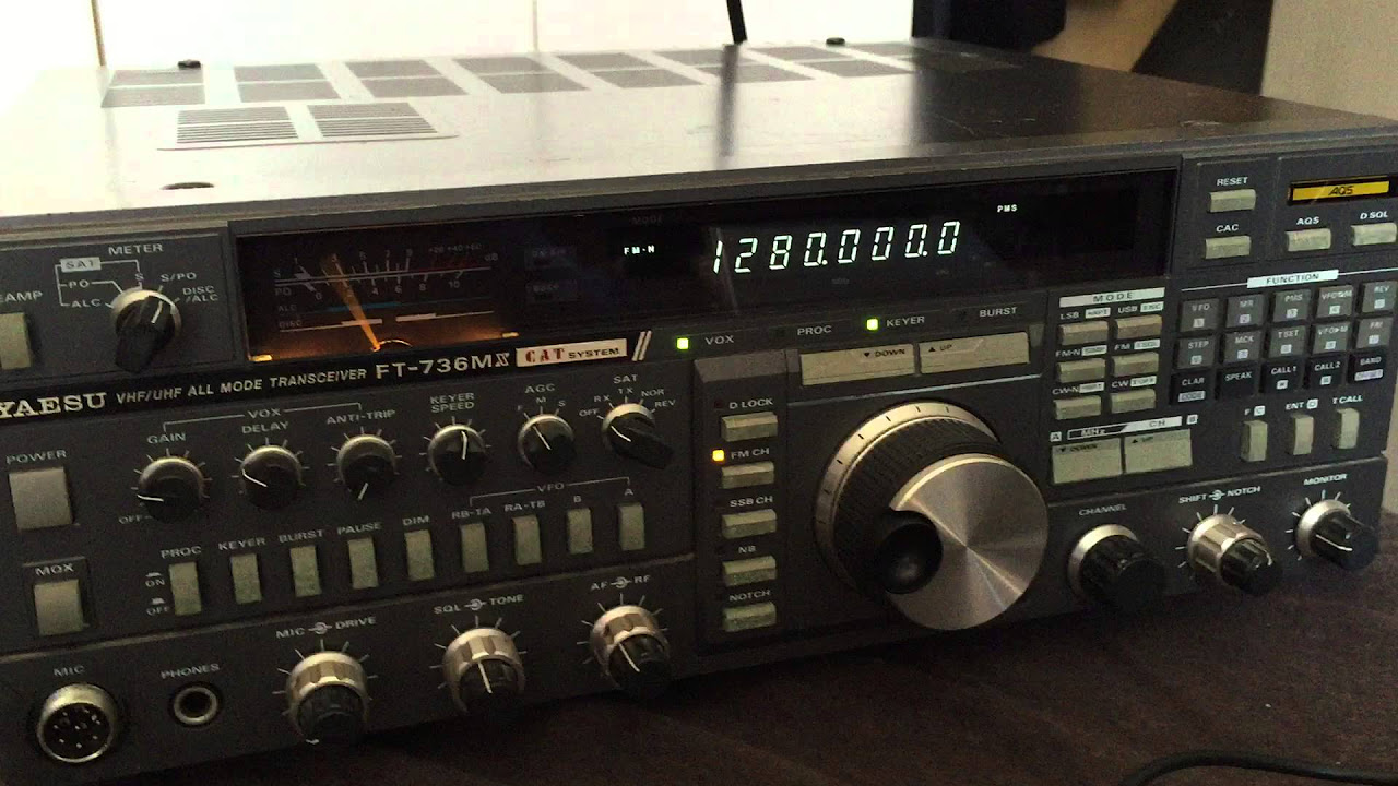 FT-736MX 修理 - YouTube