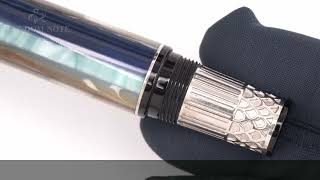 DELTA デルタ 万年筆 少数民族シリーズ2012 カナカ・マオリ 1K M - YouTube