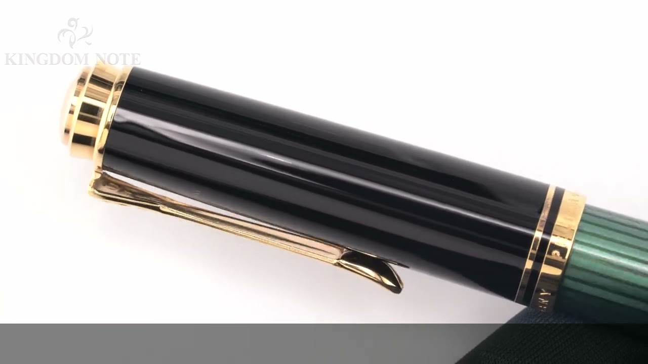 Pelikan ペリカン 万年筆 スーベレーン M400 グリーンストライプ EF