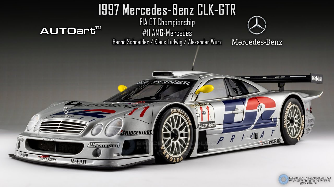 絶版】オートアートMercedes-Benz CLK GTR 1/12スケール 1/12 AUTOART