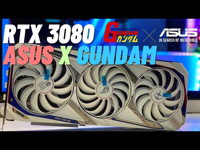 Asus Gundam RTX 3080 #asusgundamrtx #asusgundamrtx3080