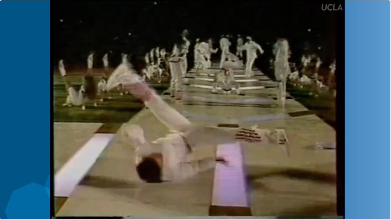 84 Olympic closing ceremony: breakdancing, Lionel Richie, UFOs