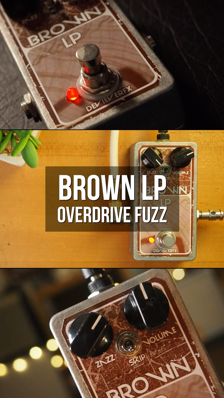 ギター devi ever BROWN LP Devi Ever : FX Brown LP Overdrive Fuzz