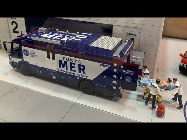 期間限定】東京駅 TBSストア TOKYO MER ジオラマ - YouTube