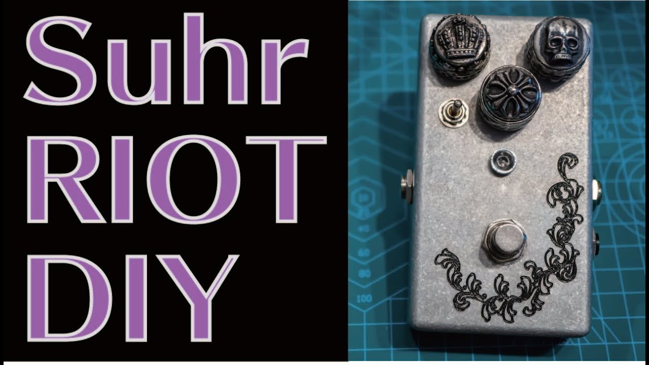 Suhr RIOT】シルバーアクセ風ディストーション自作してみた！【自作FX