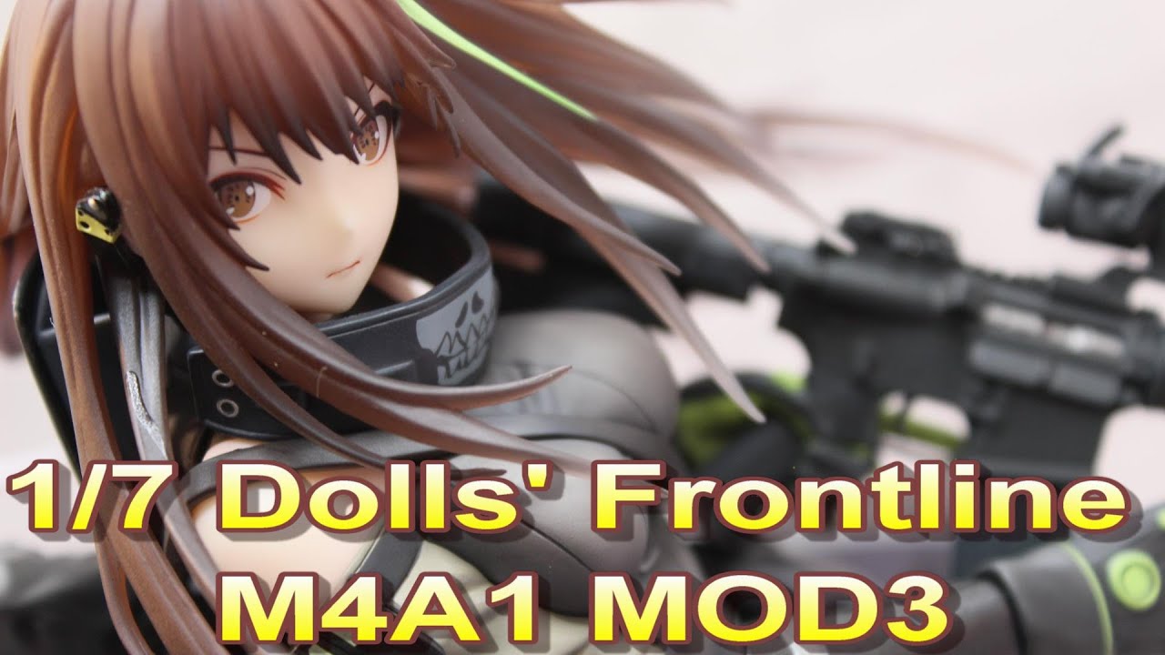 Dolls' Frontline] 1/7 M4A1 MOD3 Anime Figure Collection Review