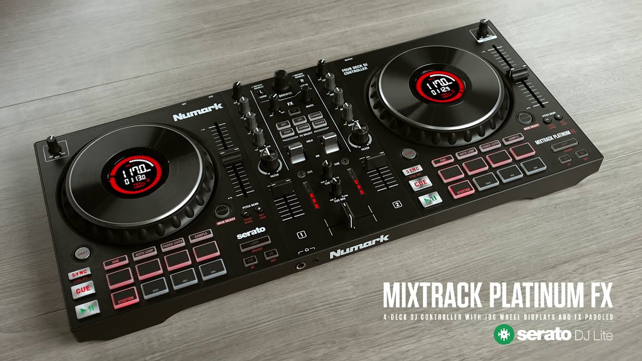 Numark Mixtrack Platinum FX 4-Deck Serato DJ Controller